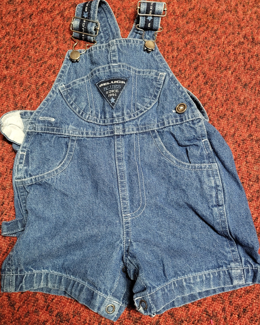 Jean shorts Overalls - size 12 Months
