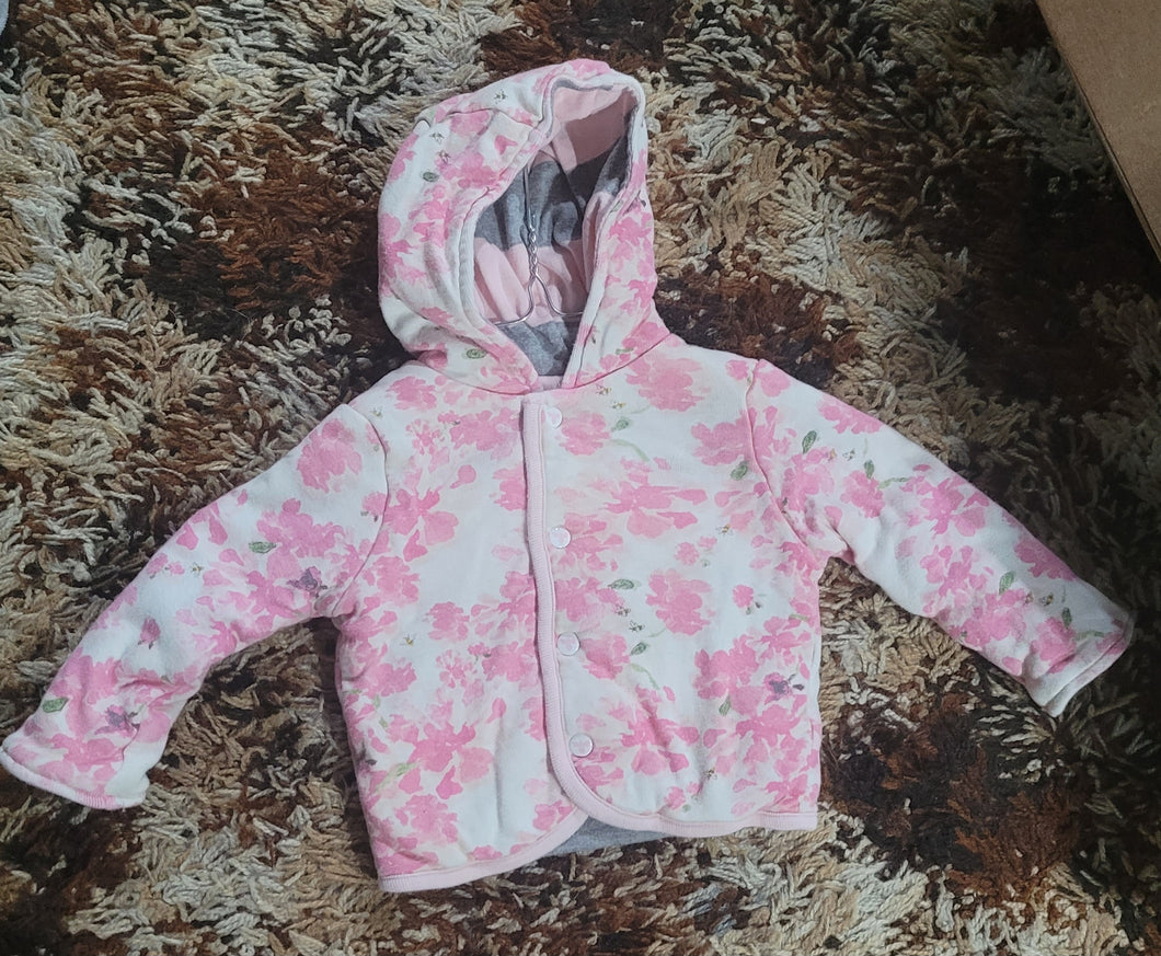 Flower jacket Snap down - size 3-6 Months