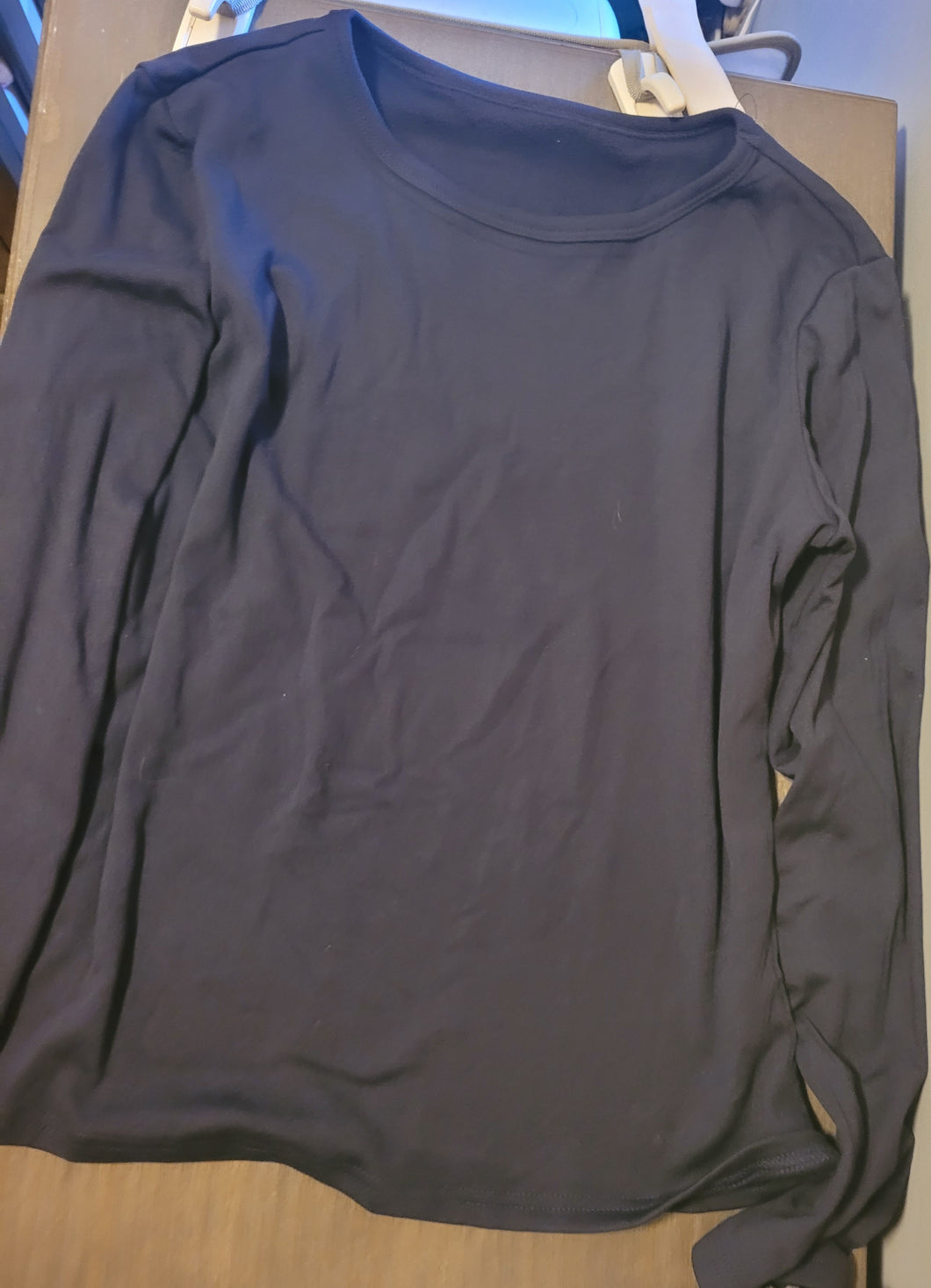 Navy fleece Line shirt New, Long sleeve shirt - size Women XL (14)