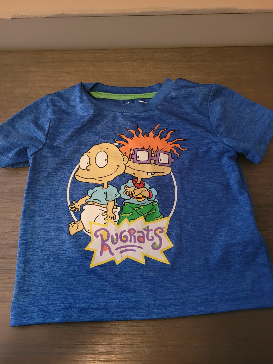 Rugrats shirt Short sleeves, blue - size 18 Months