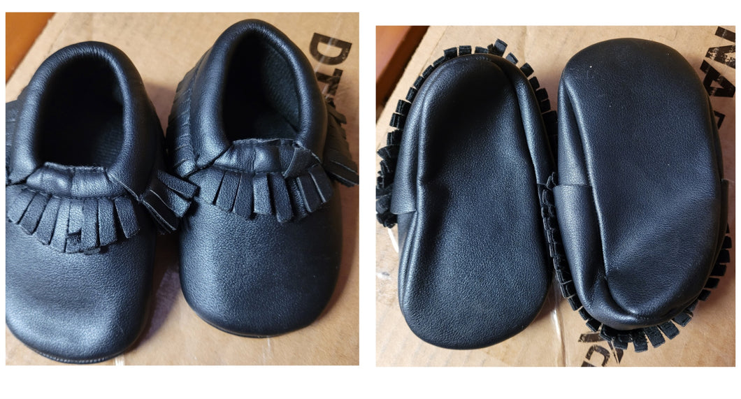 Black slippers - size Shoes-Baby 3