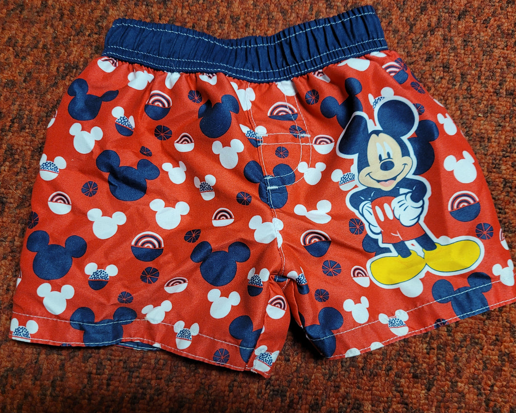 Mickey mouse swim shorts  - size 6-9 Months