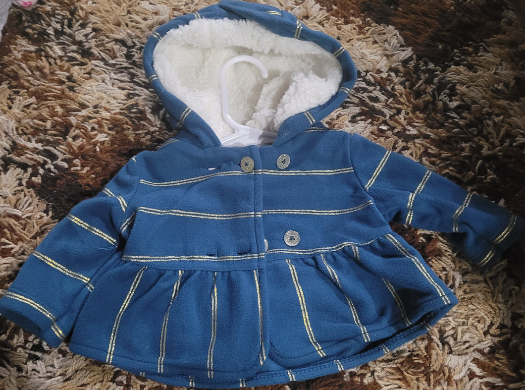 Teal and gold jacket - size Newborn