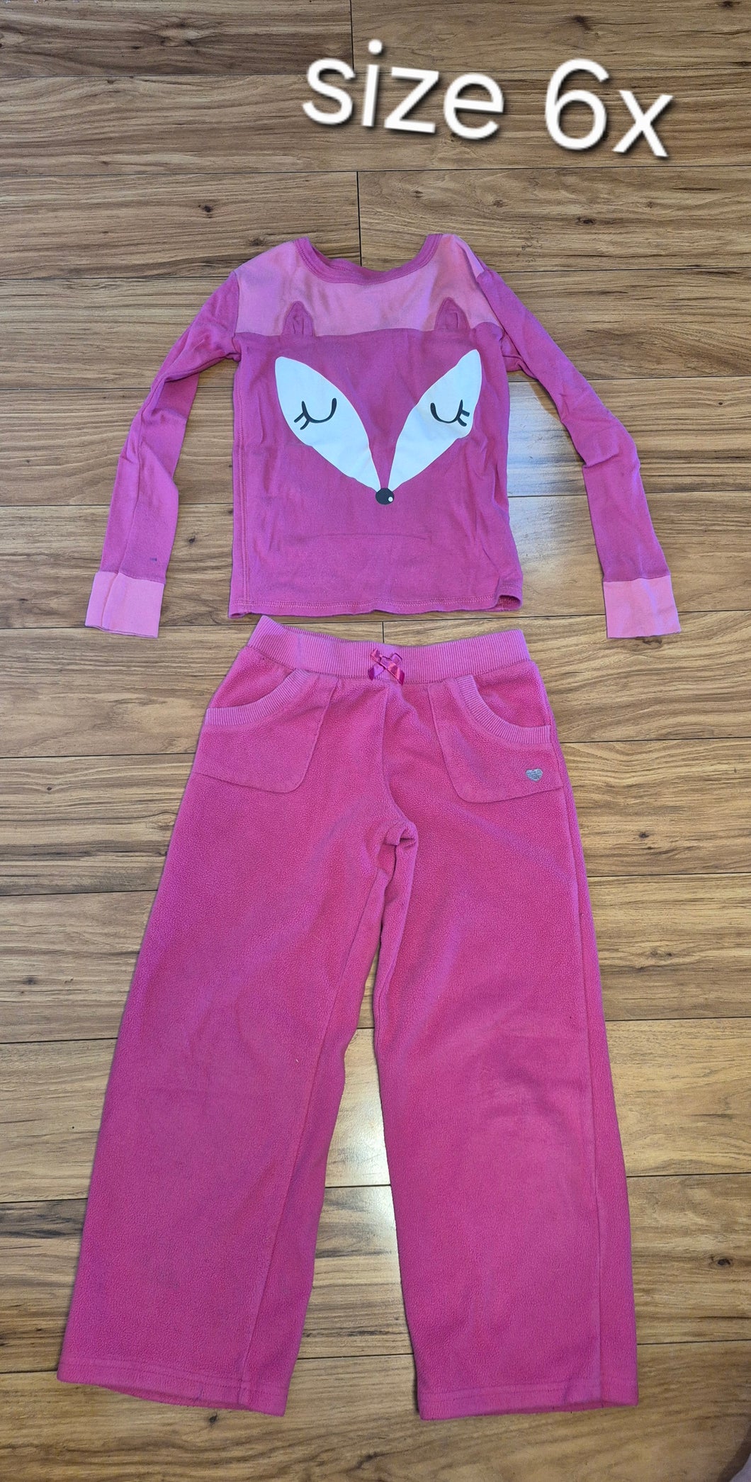Fox PJs Girls  6x - size Kids 6