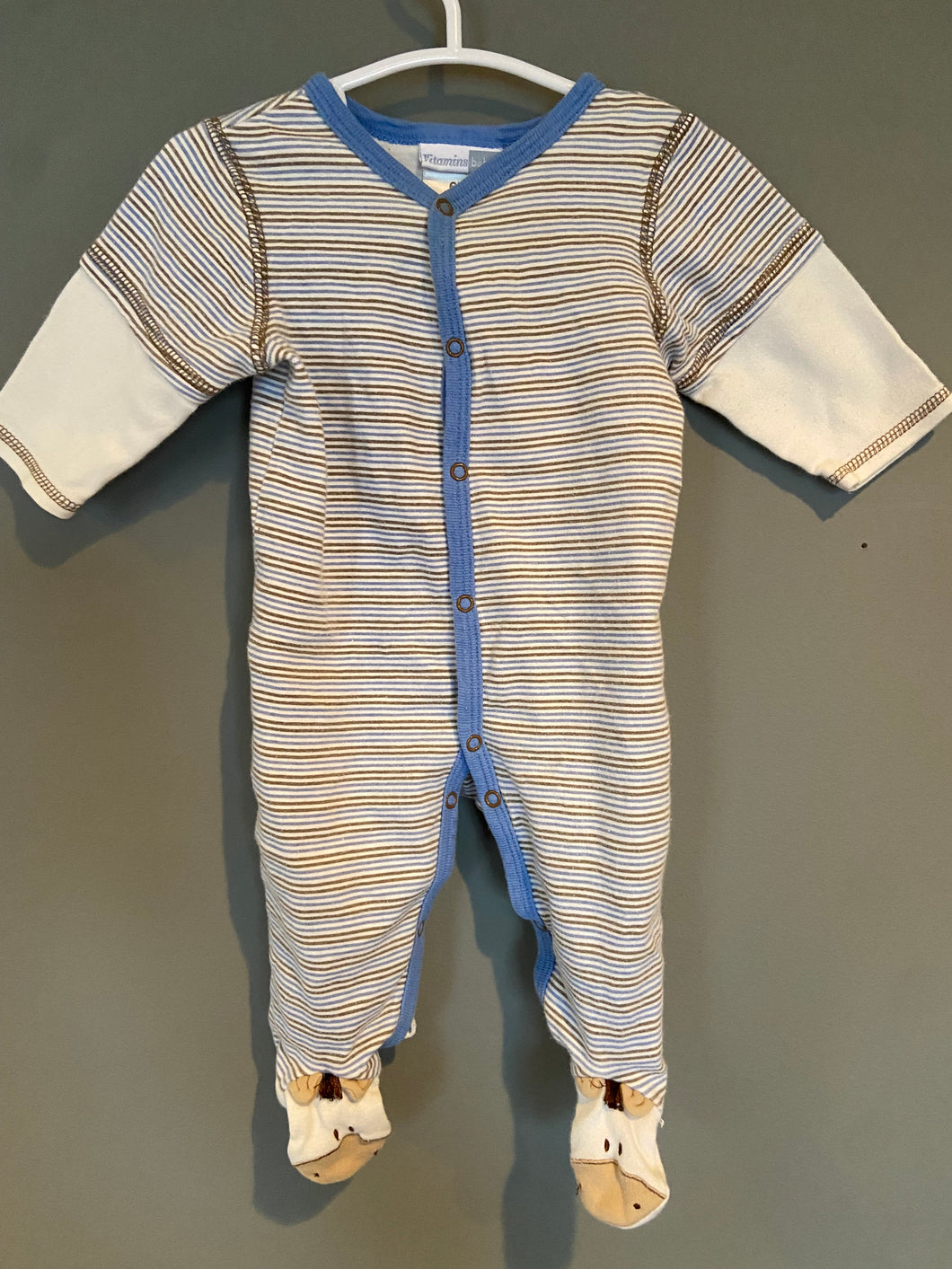 Vitamins Baby pajamas 6M, horses - size 6 Months