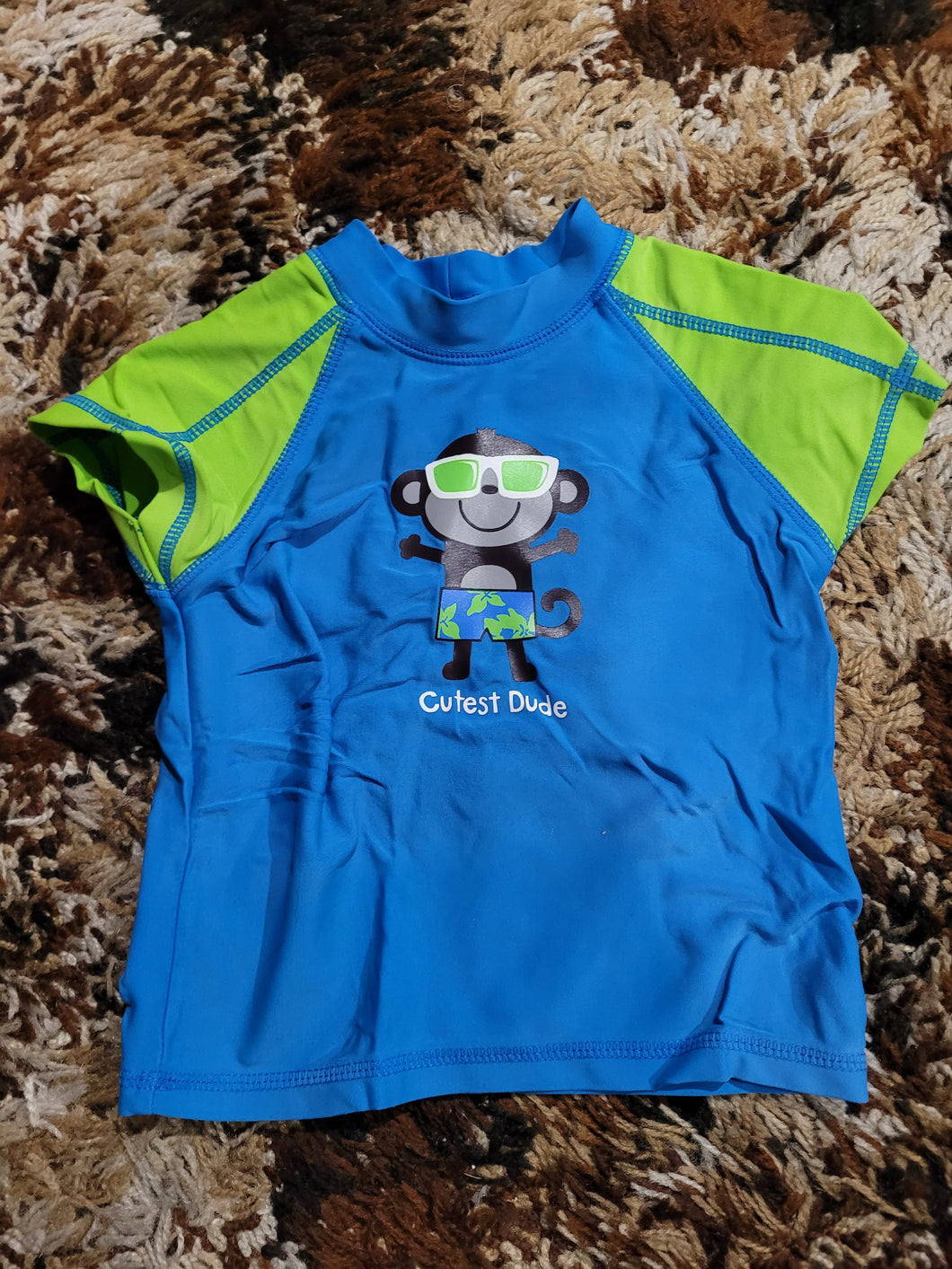 Cutest dude swimshirt  - size 18 Months