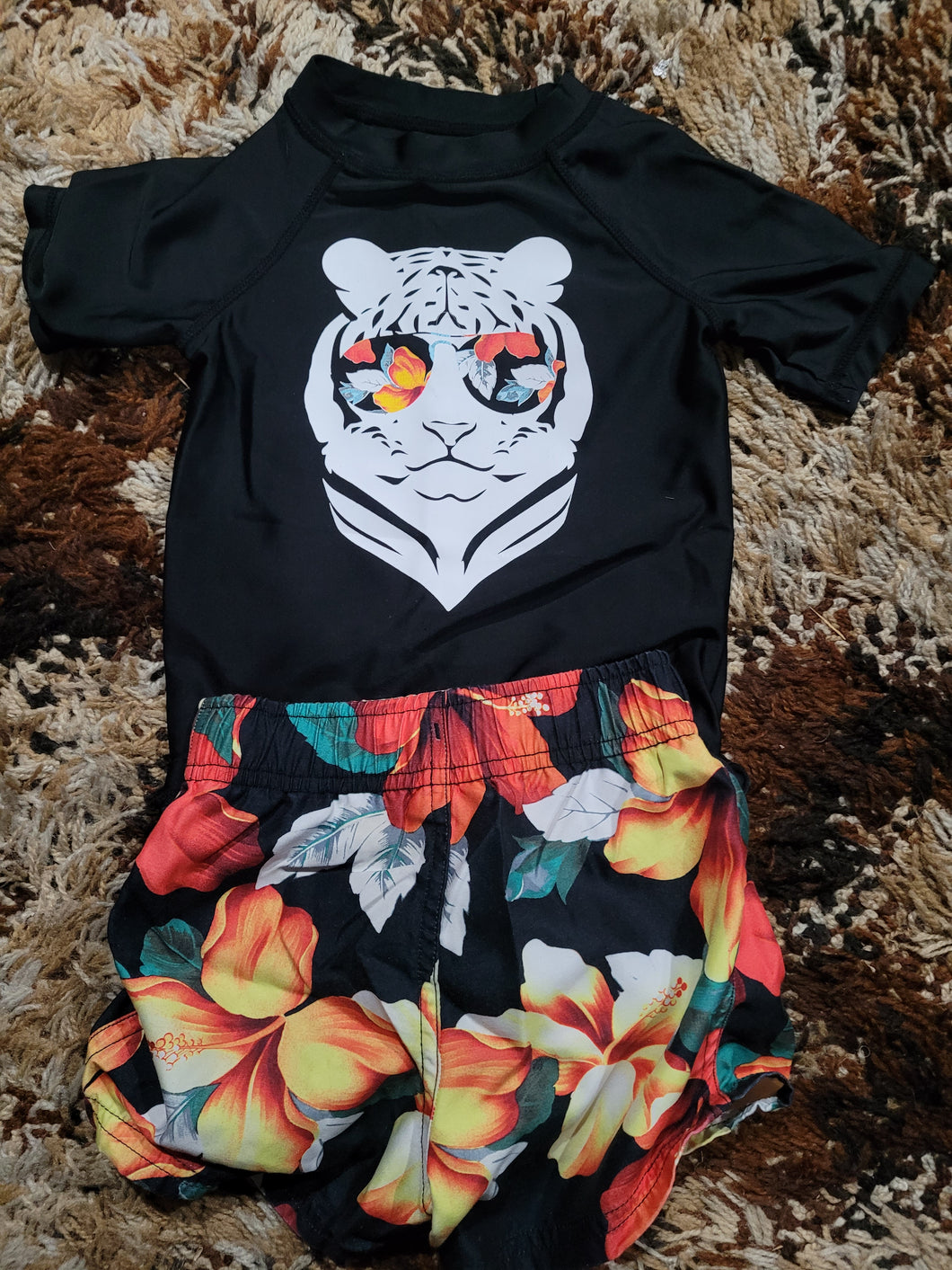 Tiger swim set  - size 18 Months