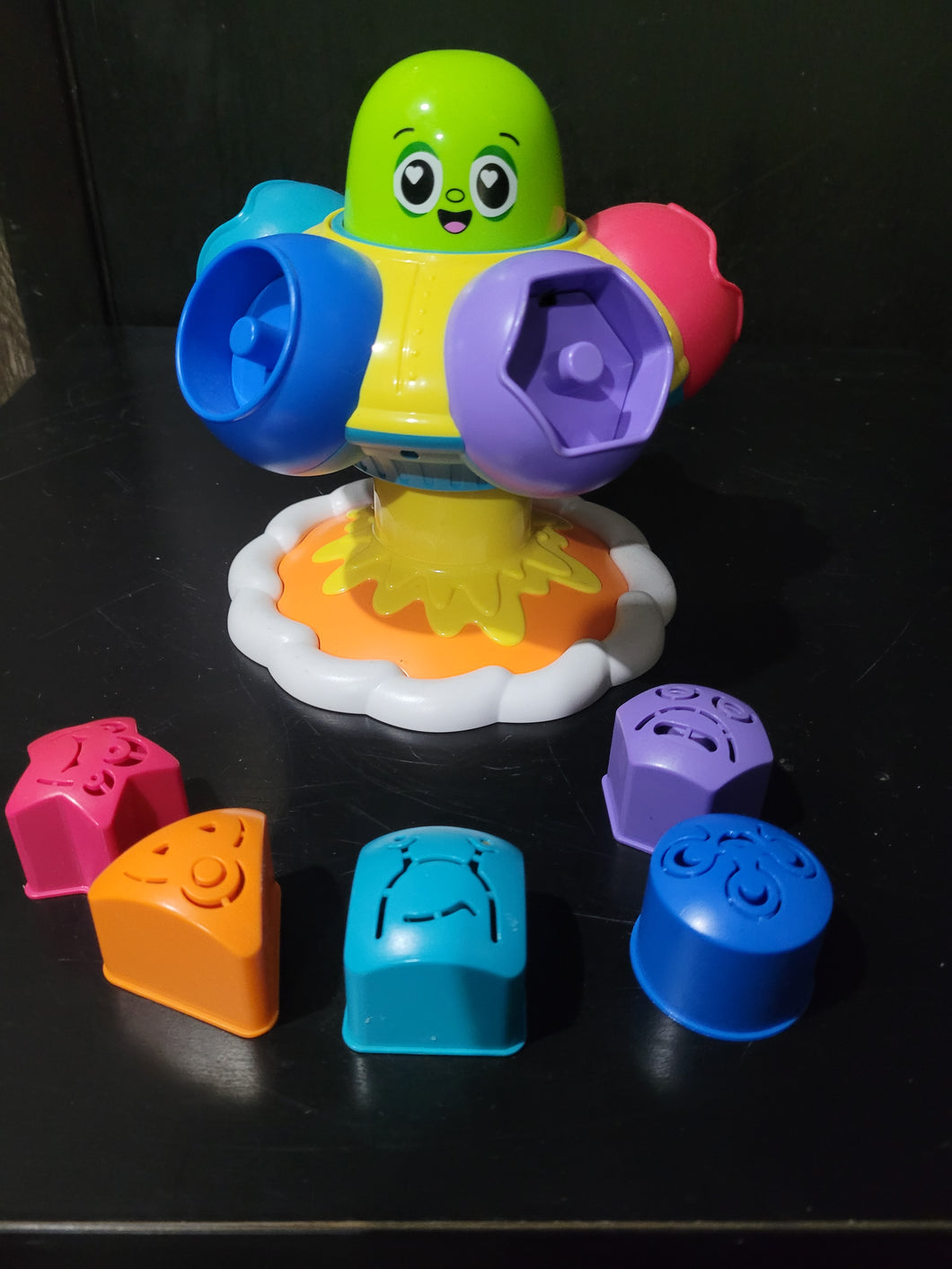 Sort n pop top Spin& shapes pop off