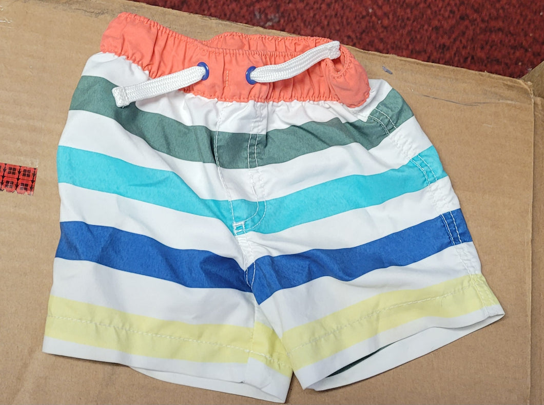 Striped swim shorts  - size 12 Months