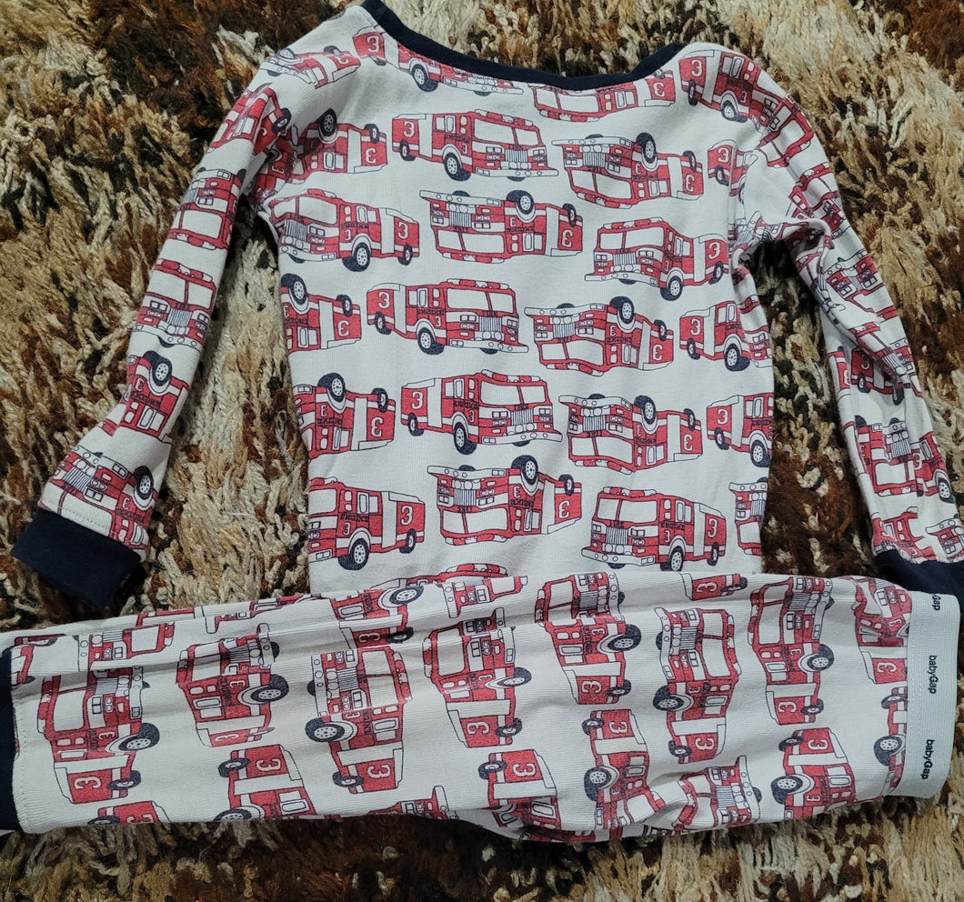 Fire truck pj sets Runs small/tight - size 18-24 Months