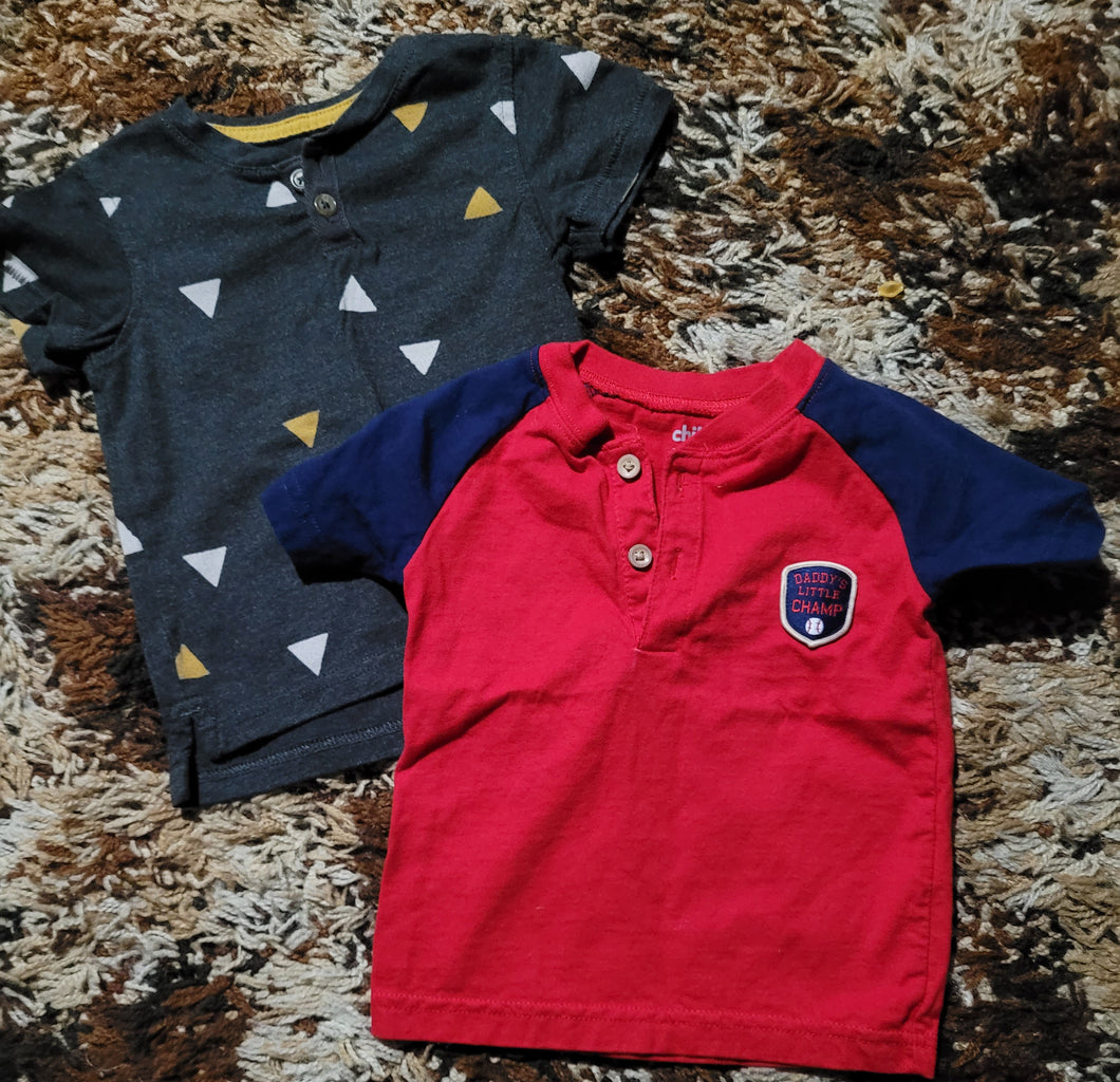 2 shirts - size 18 Months
