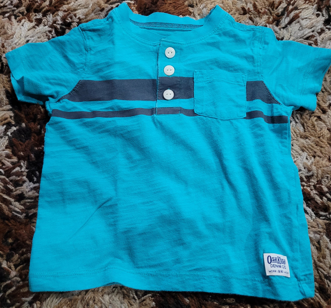 Blue with two grey strip - size 18 Months