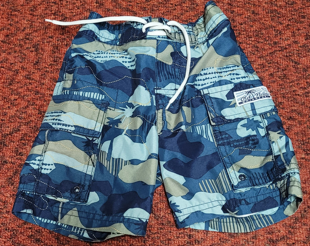 Old navy swim trunks  - size 12-18 Months