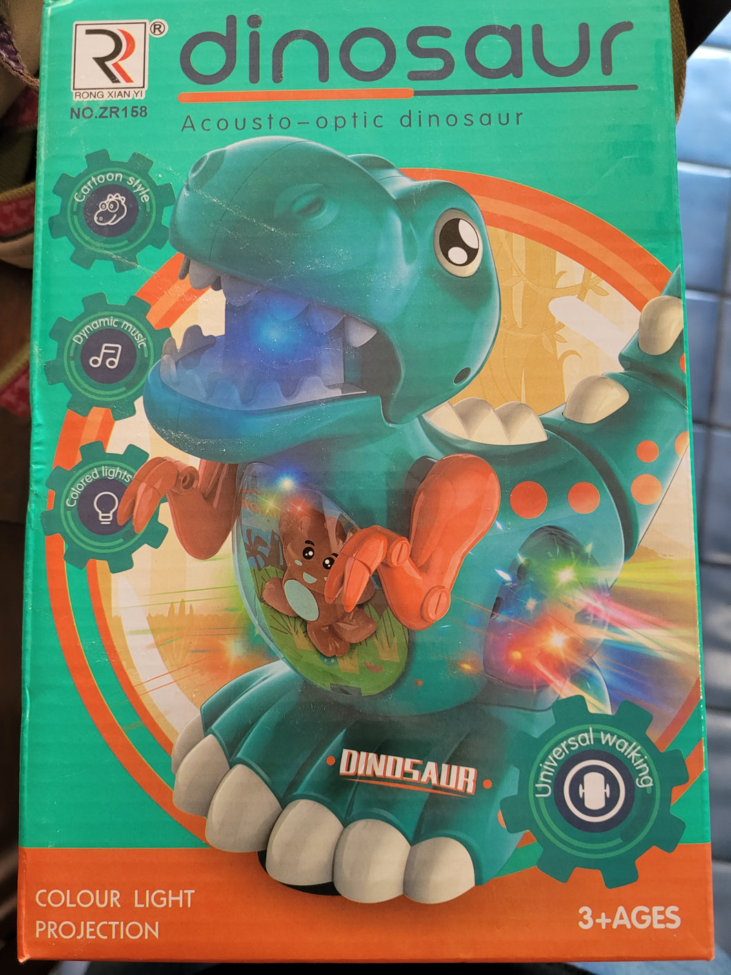 Musical dancing dino New in box, never open