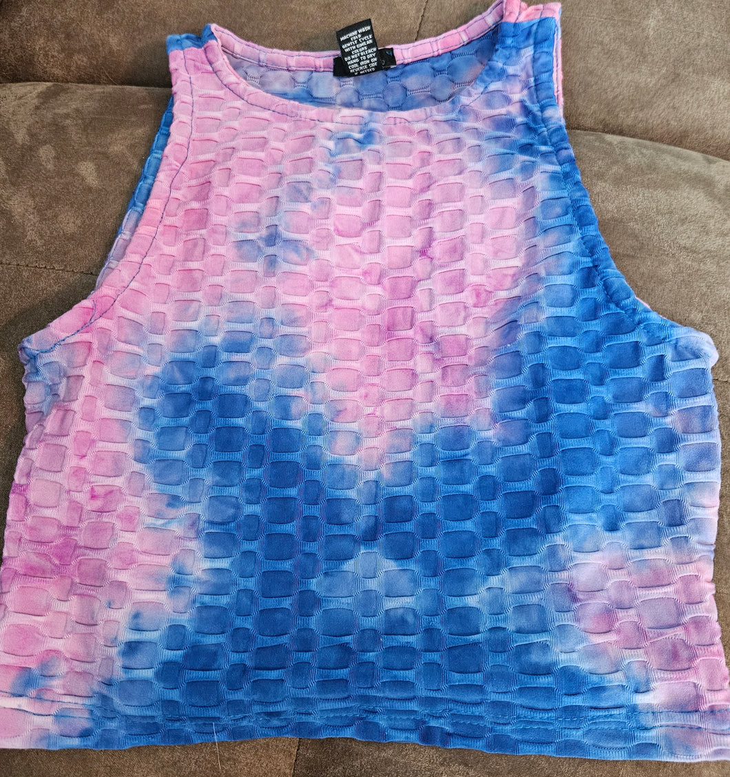 Crop tank Tye dye - size Junior Girls M (7-9)