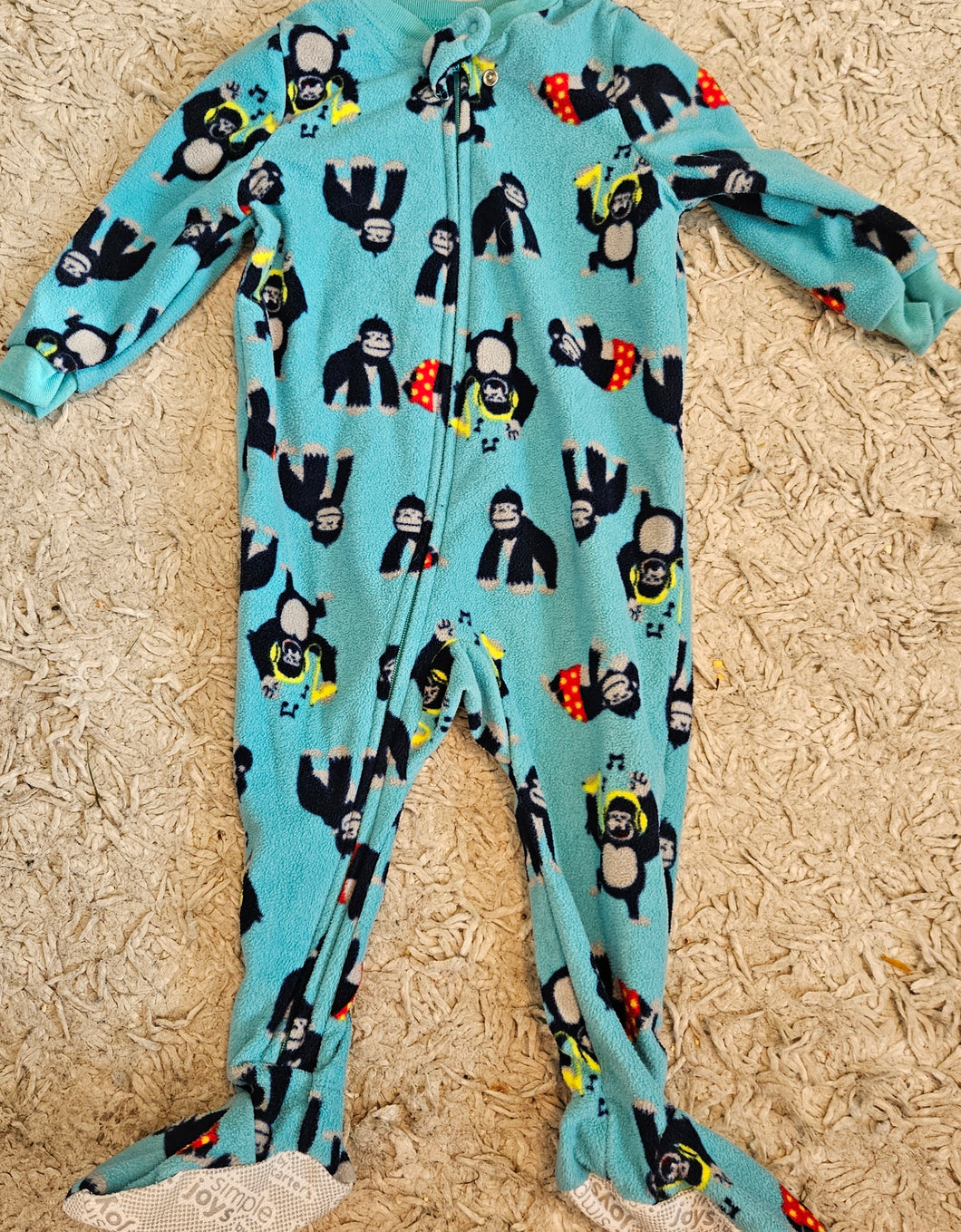 Gorilla pjs - size 12 Months