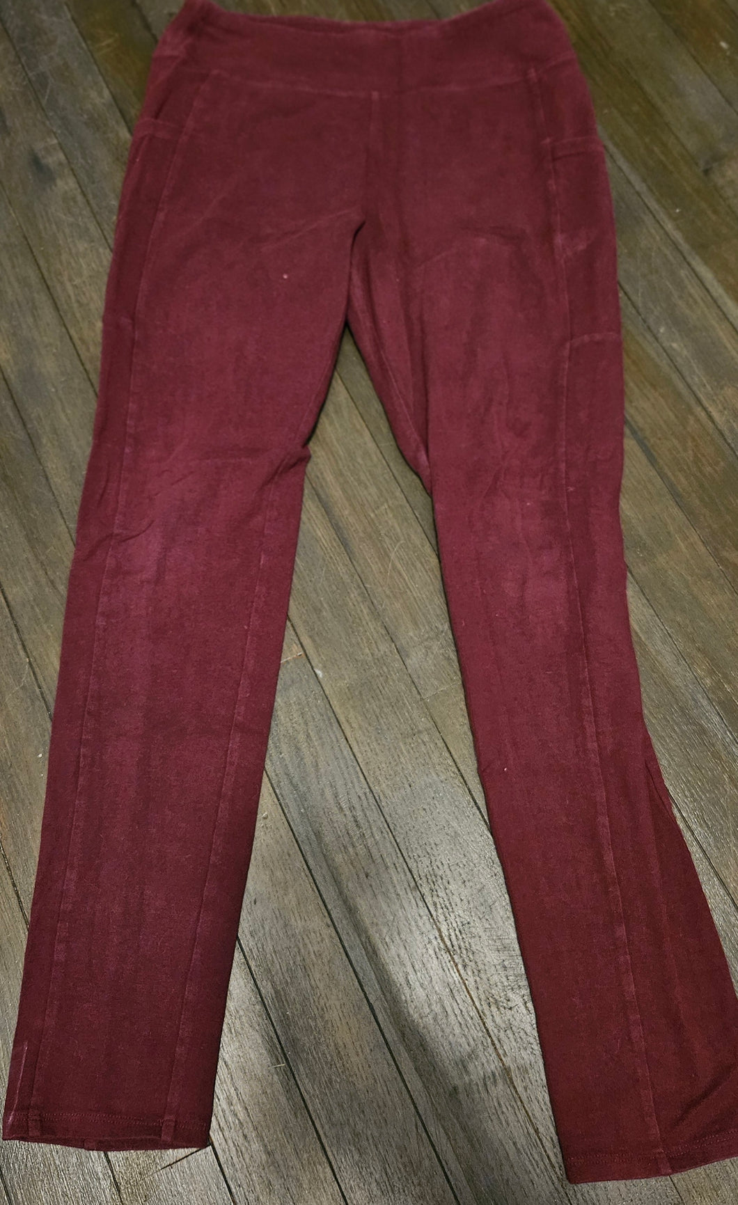 XL maroon pants Side pockets - size Kids 14