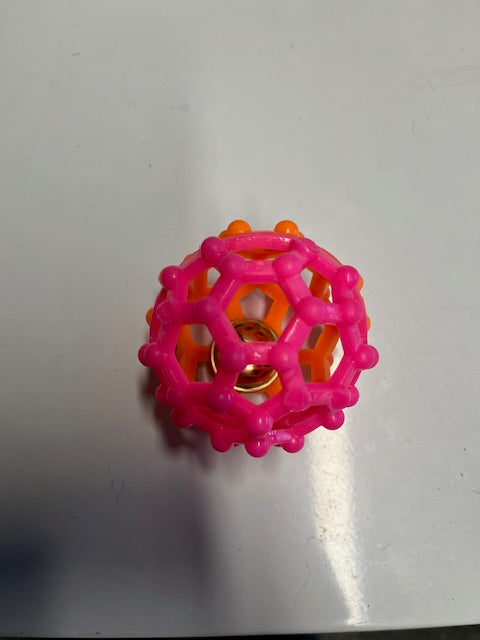 Pink/Orange Ball with bell in it