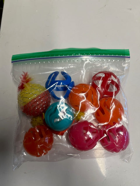 Bag of asst balls