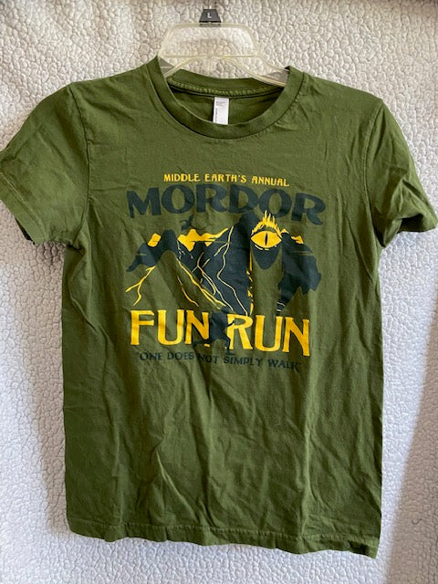 American Apparel Morder Fun Run Tshirt - size Junior Girls L (11-13)