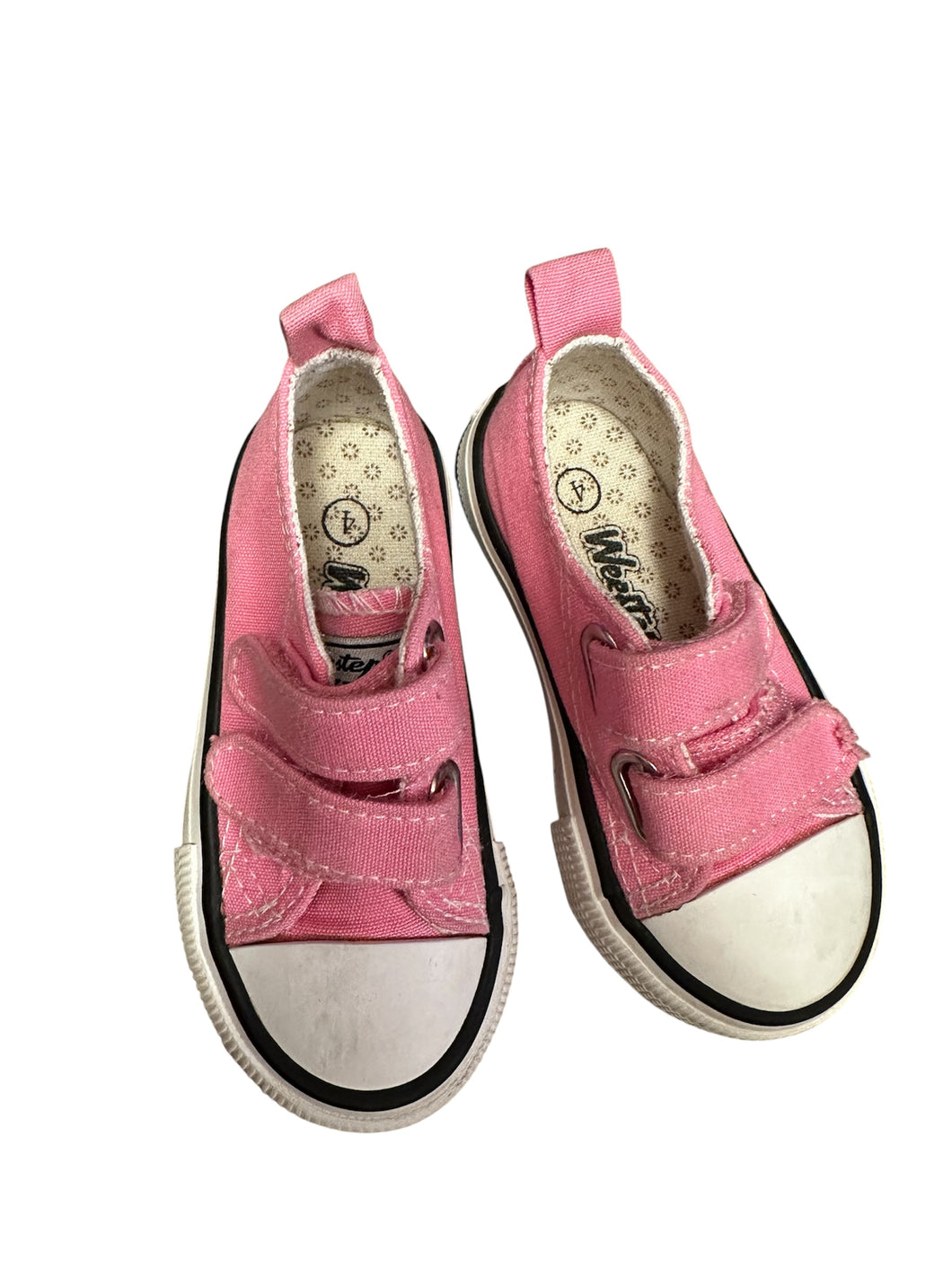 Pink Canvas shoes - size Shoes-Toddler 4
