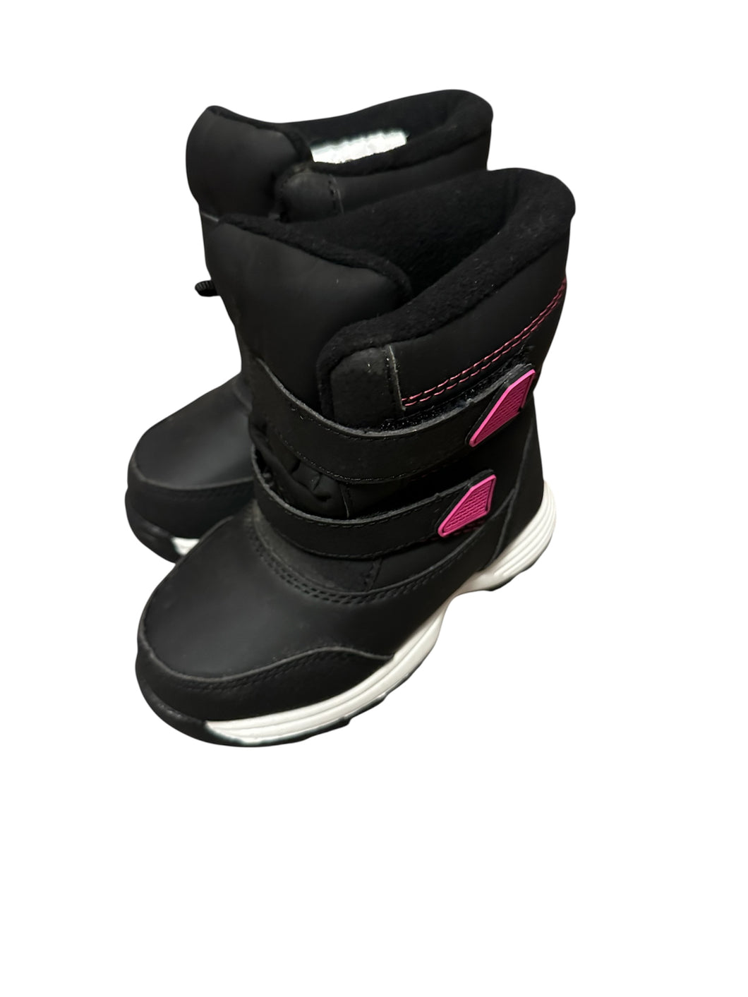 Wonder Nation Snow boots black/pink - size Shoes-toddler 8