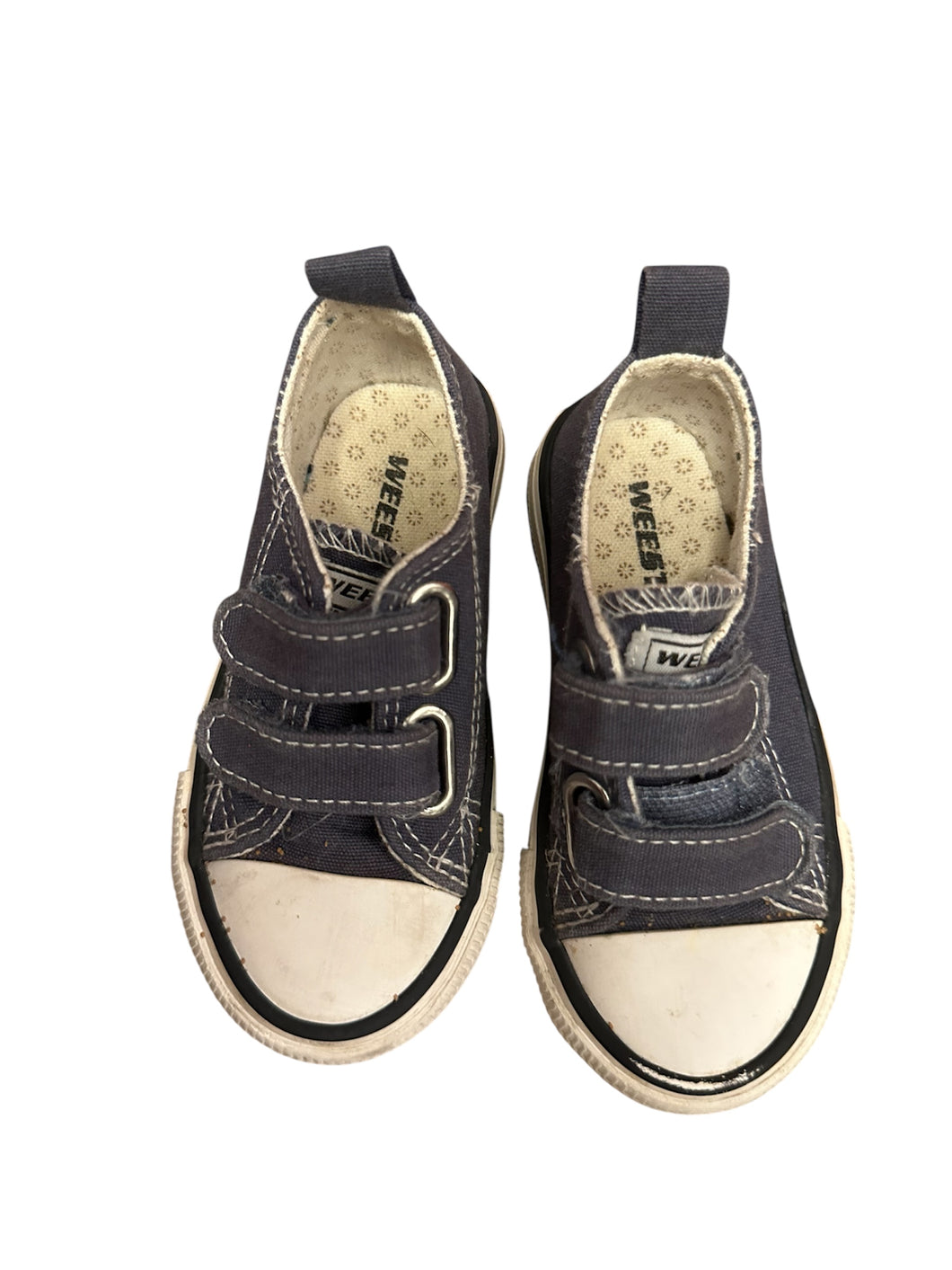 Blue Canvas shoes - size Shoes-toddler 5