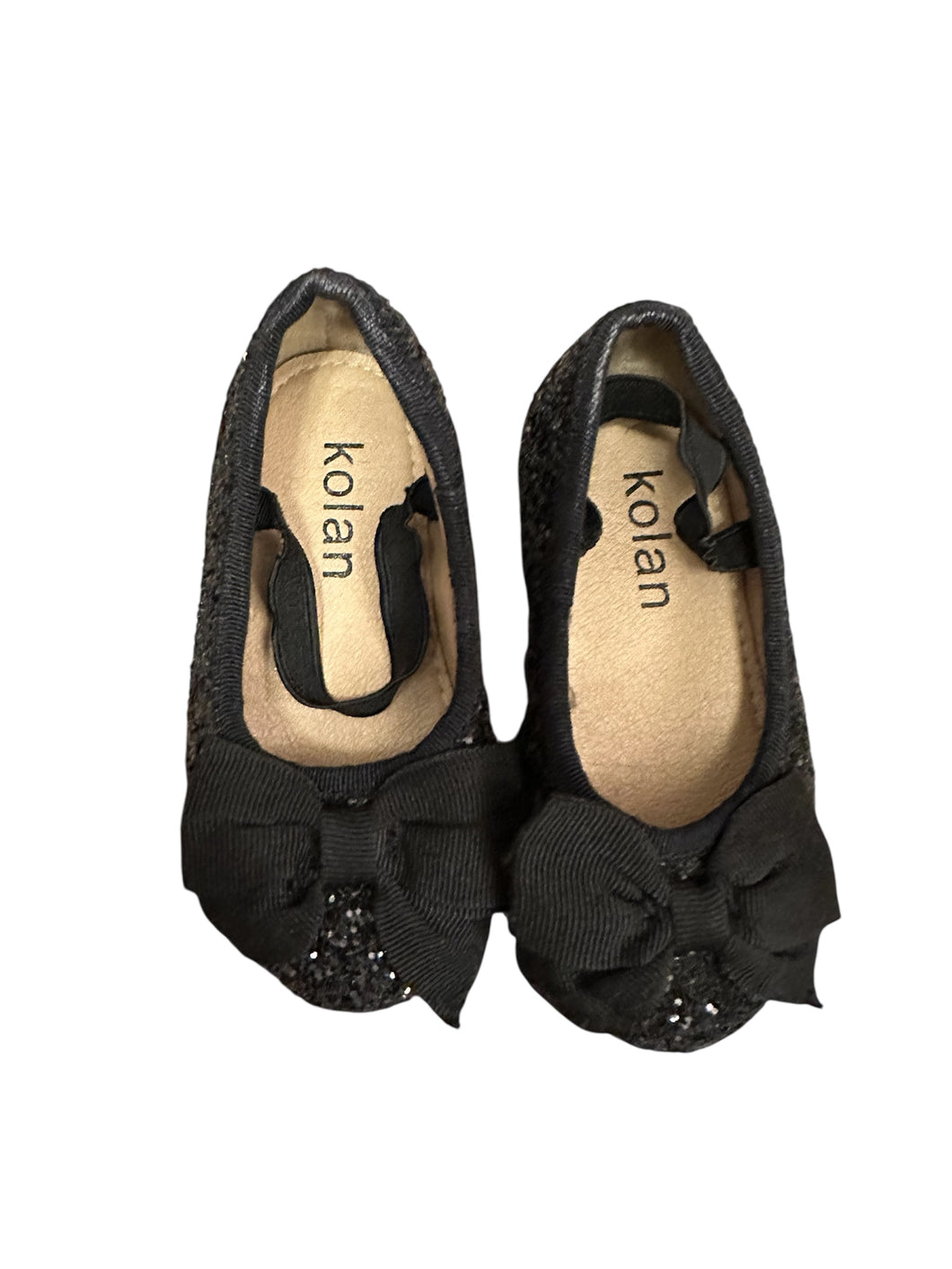 Black glitter Dress shoe with bow - size Shoes-toddler 5