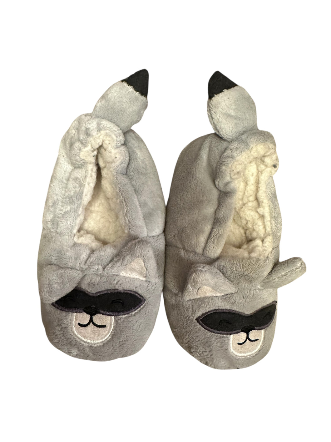 Raccoon Slippers 2t-3t