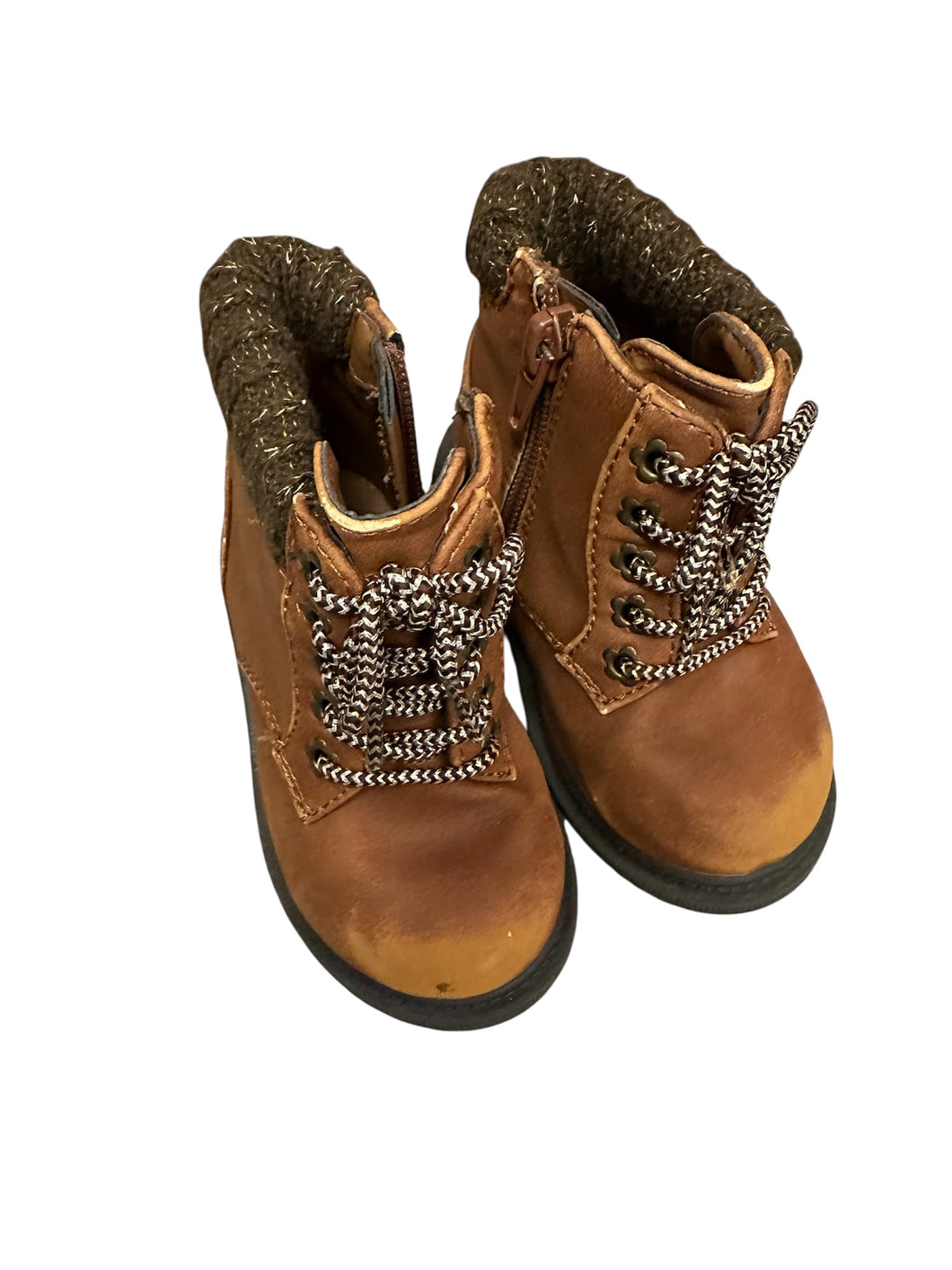 Wonder Nation Brown boots - size Shoes-toddler 5