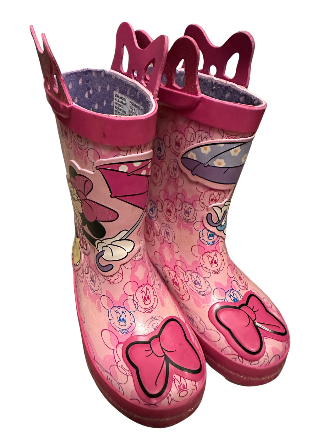 Minnie and Daisy Rainboots size 7/8 - size Shoes-toddler 7