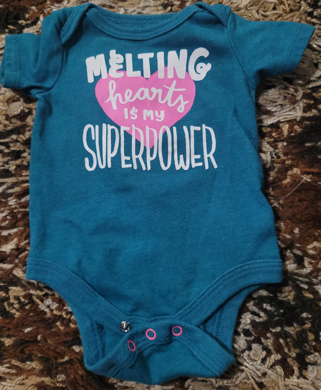 Melting hearts Is my superpower - size Newborn