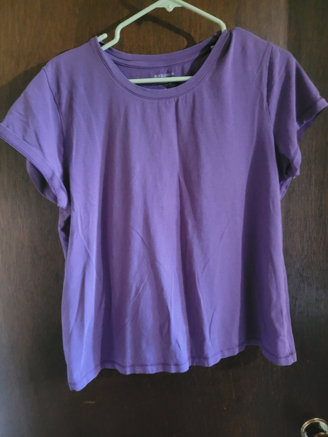Sonoma purple tshirt - size Women 1XL (16-18)
