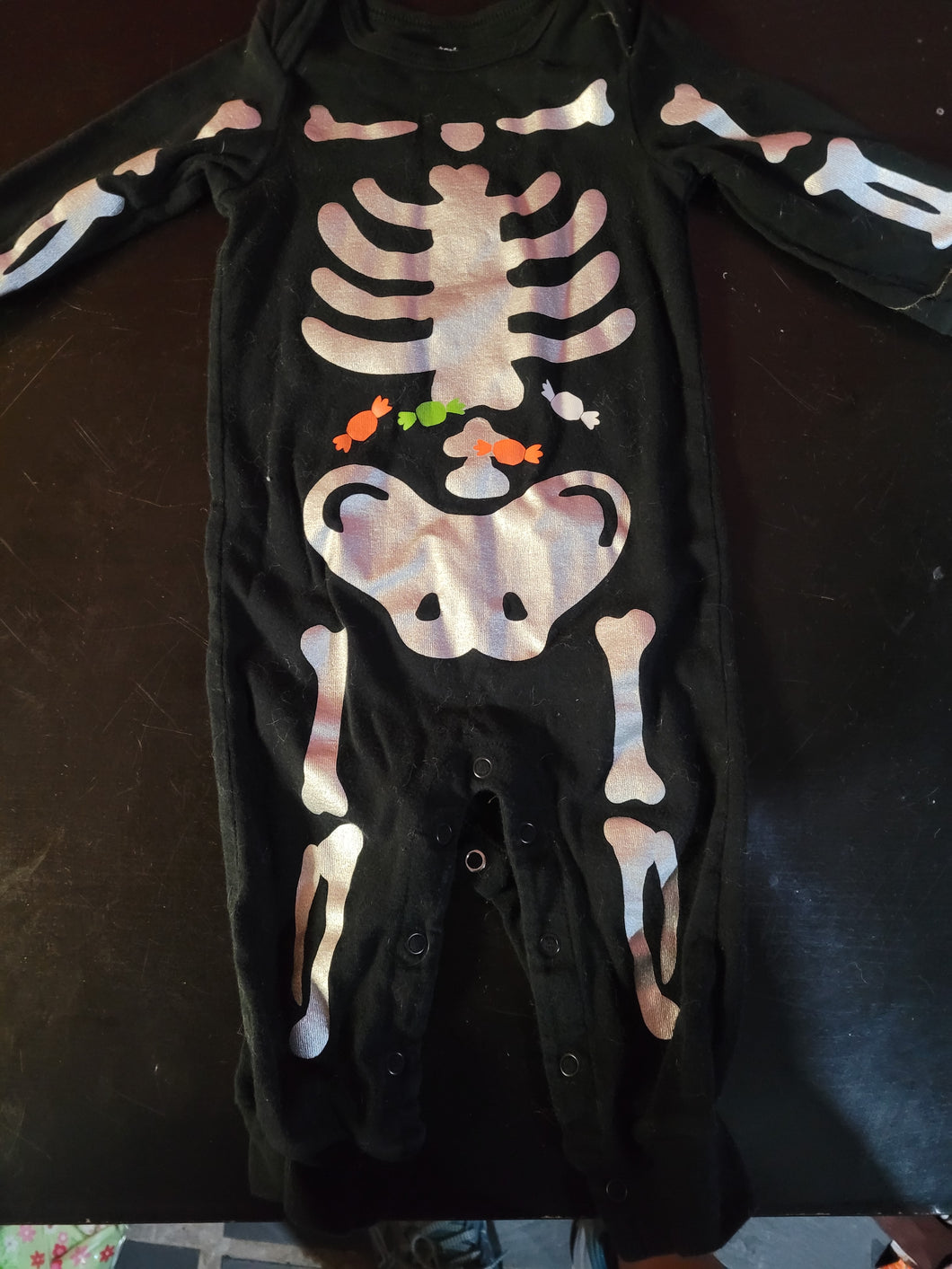 Skeleton outfit - size 9 Months