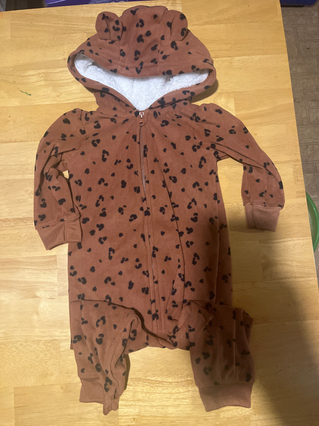 Long Sleeve with Hood - size 12 Months