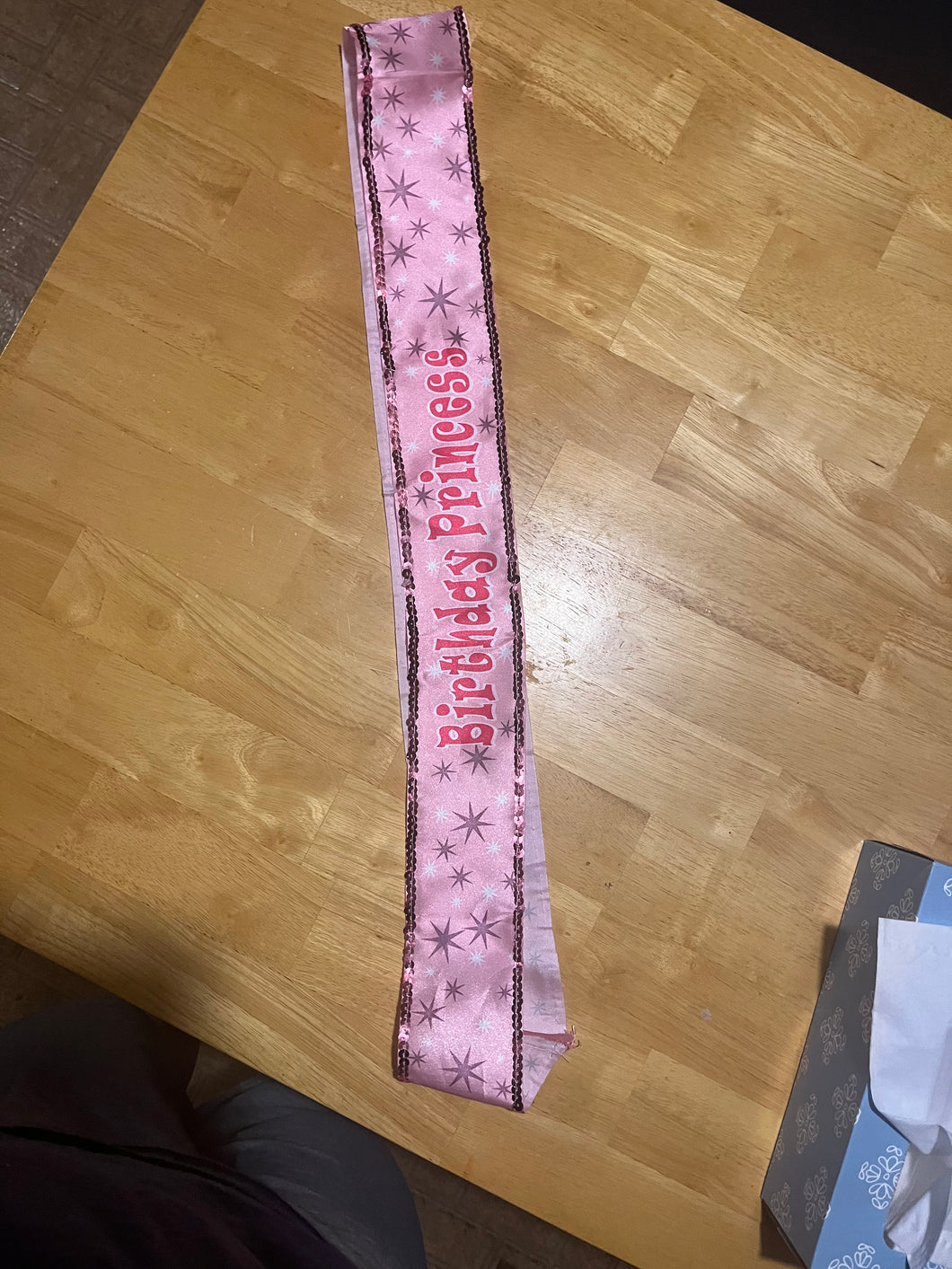 Birthday Sash