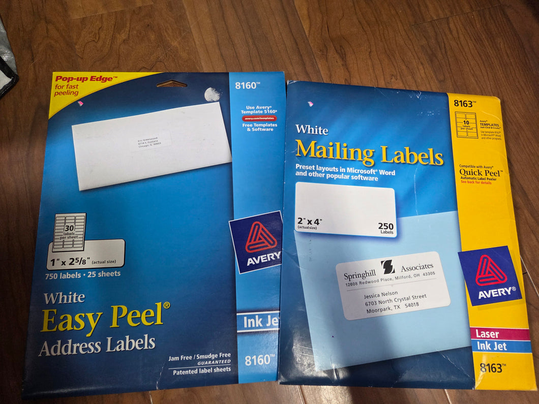 Address labels