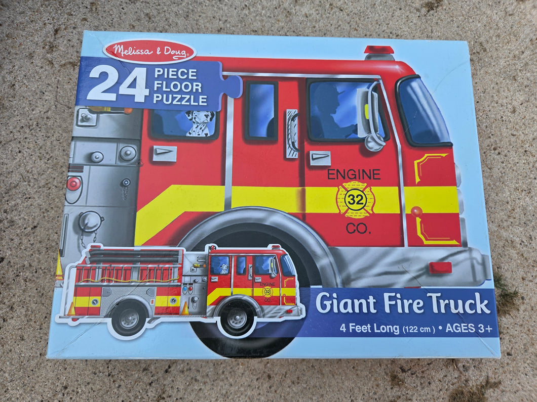 Melissa and Doug Firetruck puzzle