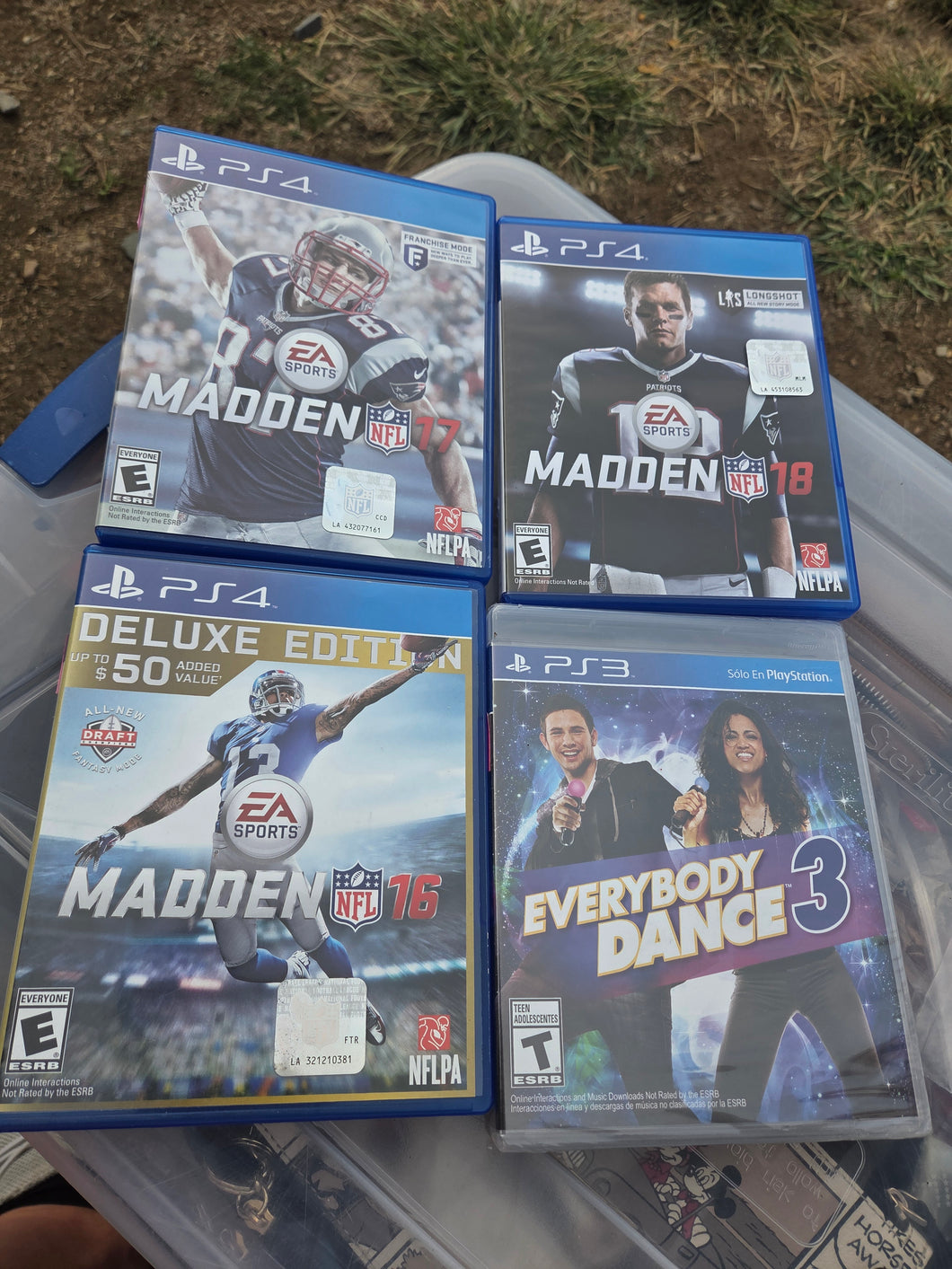 Ps 4 games  and ps 3 gam
