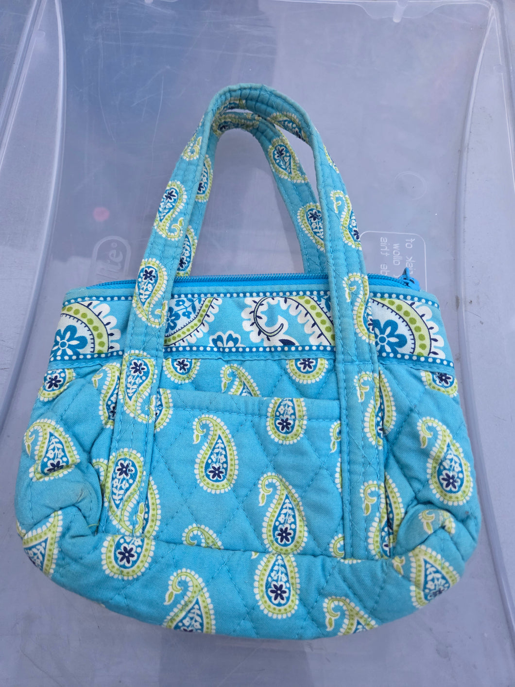 Blue vera bradley purse