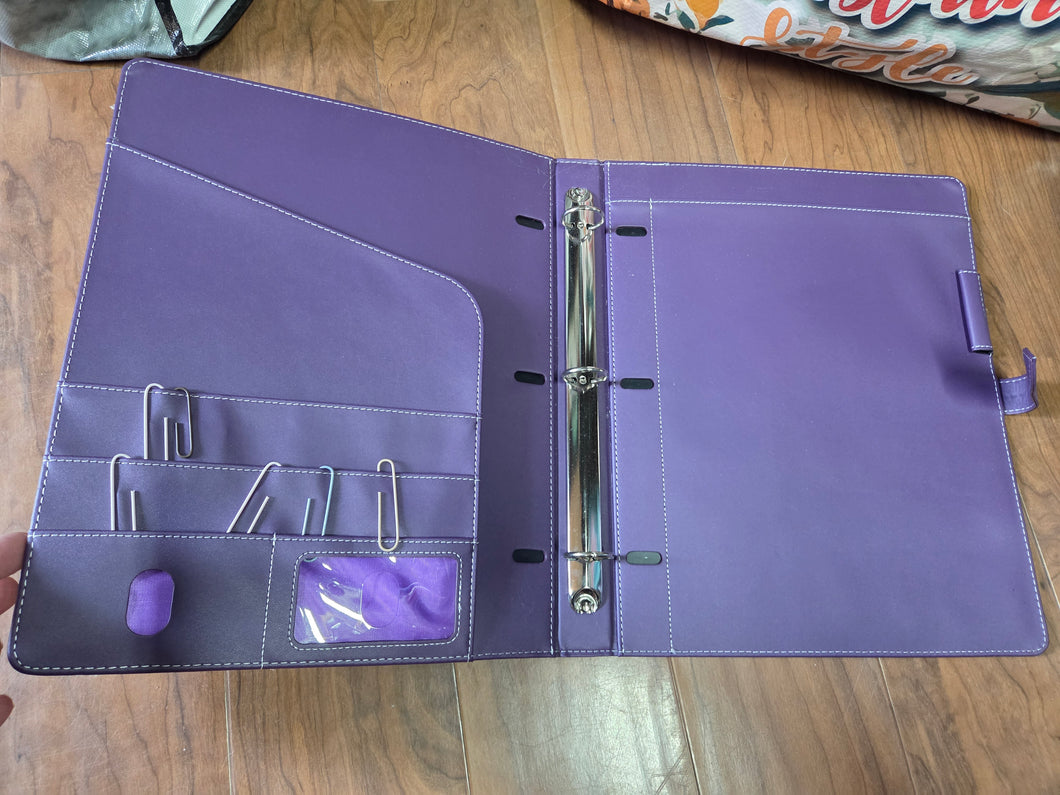 Purple  binder
