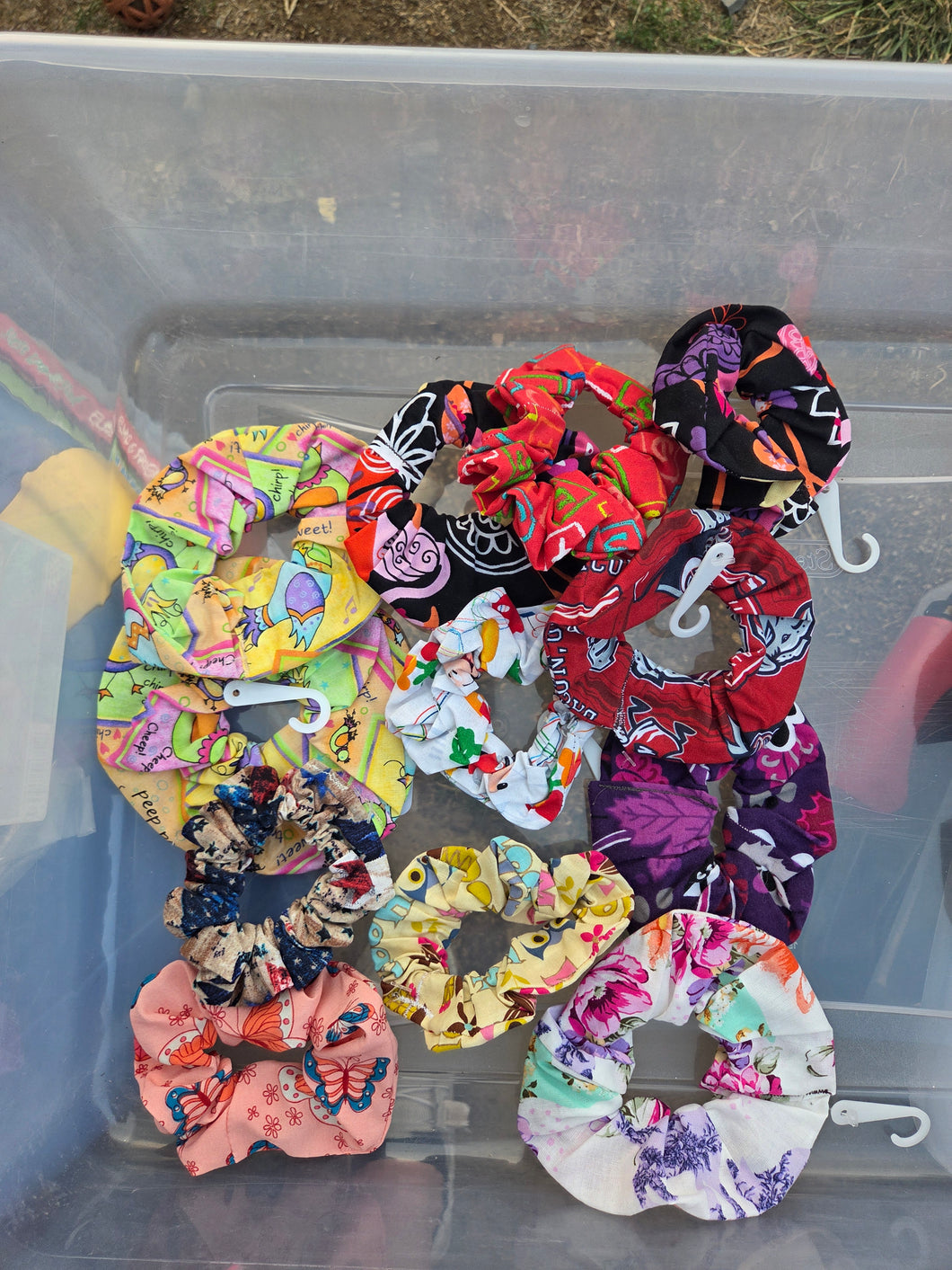 New handmade scrunchies