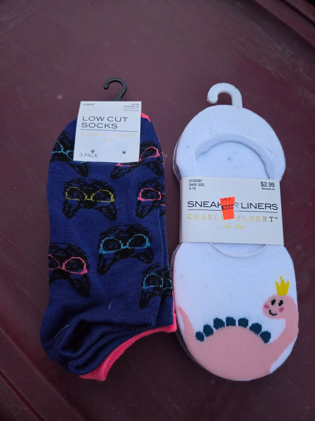 New pks of socks