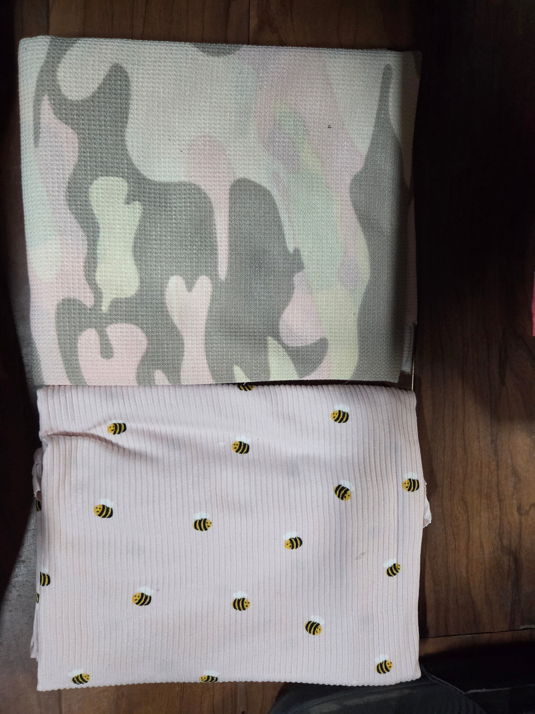 Stretchy fabric About 1 yd each