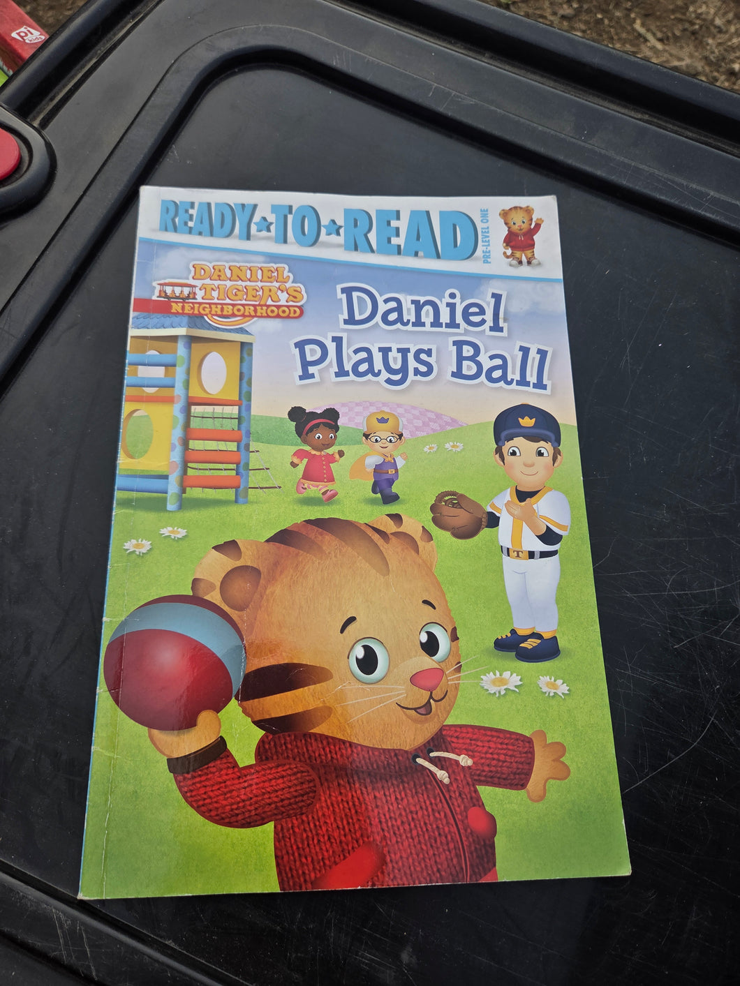 Daniel plays ball