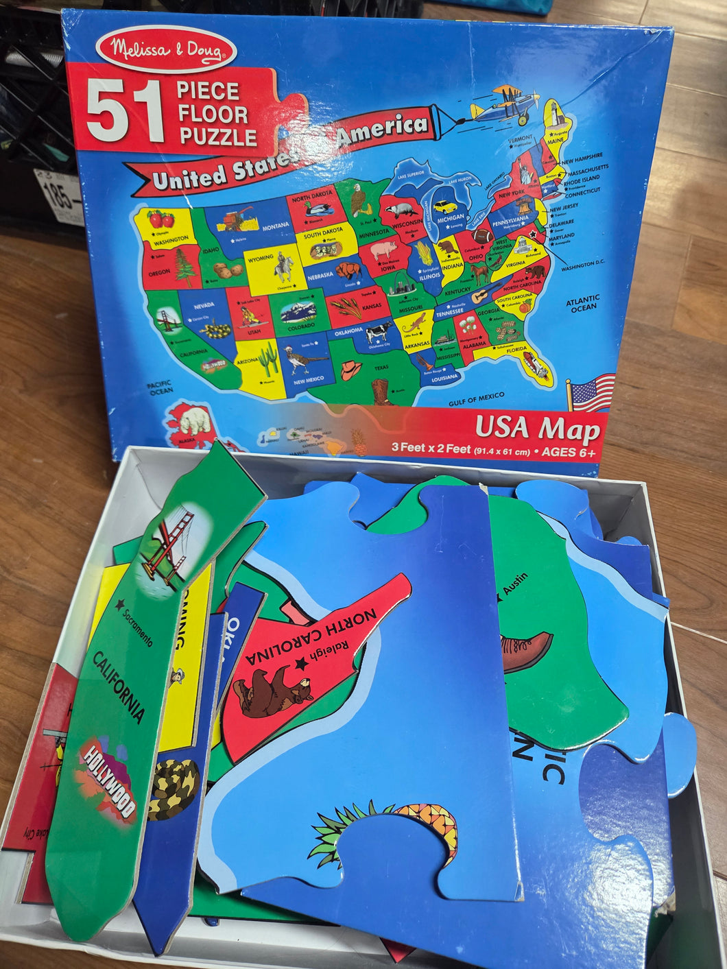 Melissa and Doug Usa puzzle