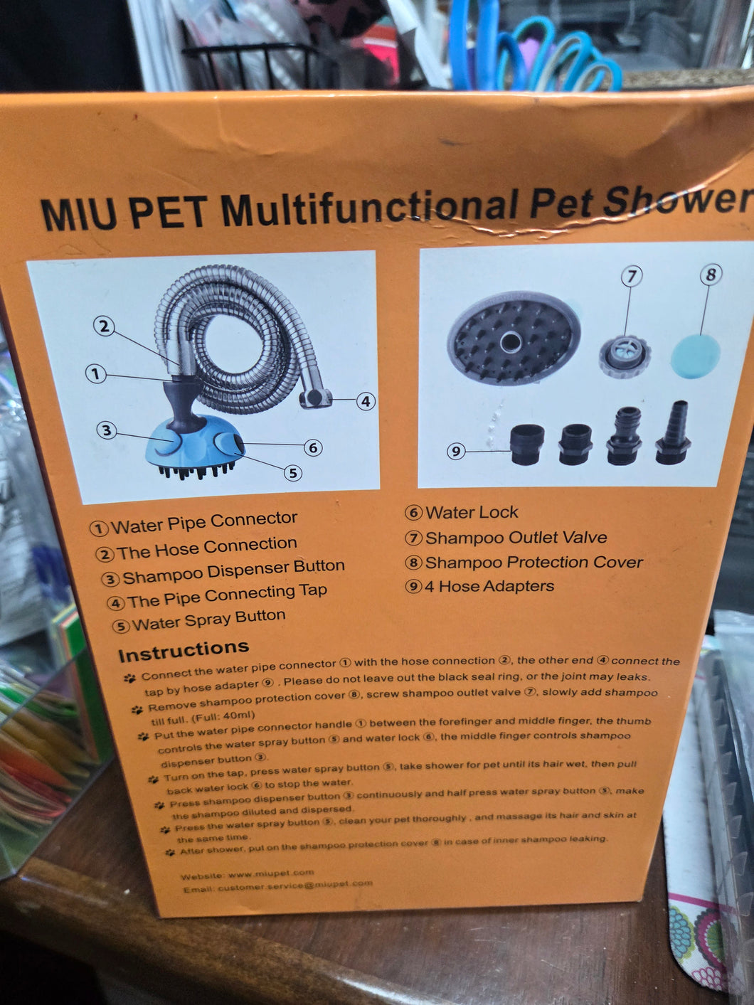 New pet shower