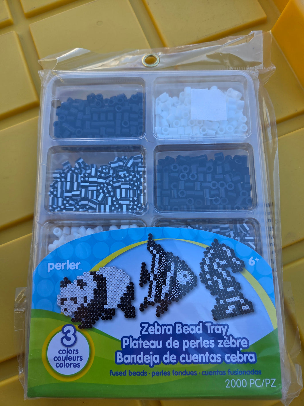 New zebra bead tray