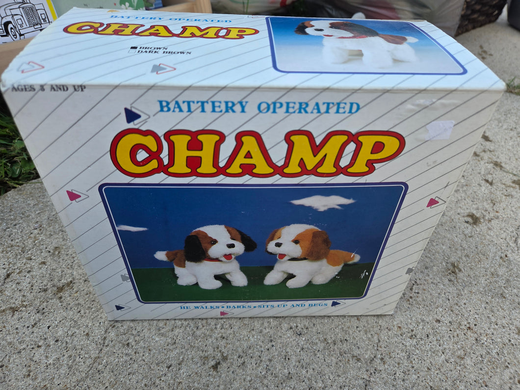 Brown champ dog Does work