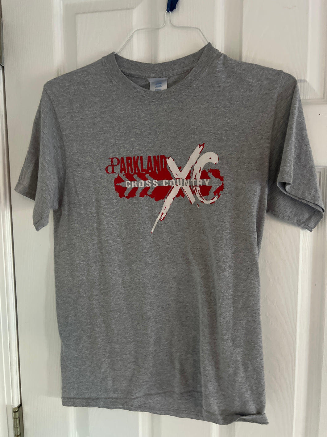 PORT COMPANY TSHIRT-GRAY PARKLAND CROSS COUNTRY - size Mens S
